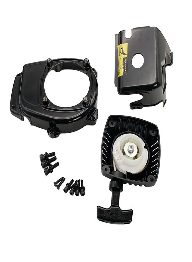 FLMLF طقم غطاء FLMLF الأسود للتحكم عن بعد (مفتاح تشغيل يدوي + غطاء أسطوانة + غطاء جانبي + براغي) لسيارات زينواه تشونغيانغ تي إس روفان باجا لوسي 5ive-T DBXL بمحركات 23-30.5 سي سي - Image 2